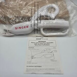 NEW Singer Electric Scissors Cordless Battery Operated